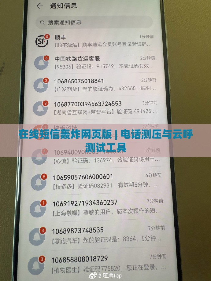 在线短信轰炸网页版 | 电话测压与云呼测试工具